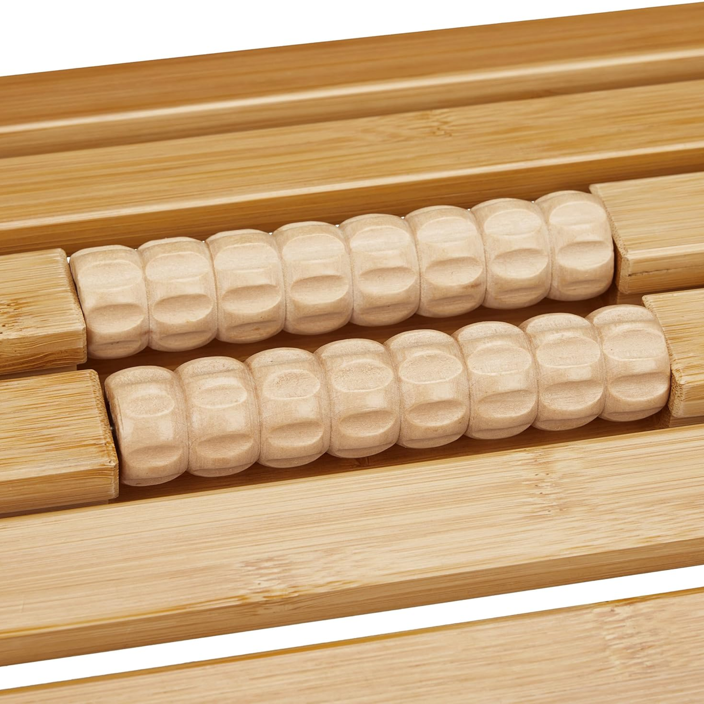 Ergonomic Wooden Footrest
