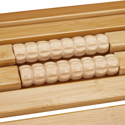 Ergonomic Wooden Footrest