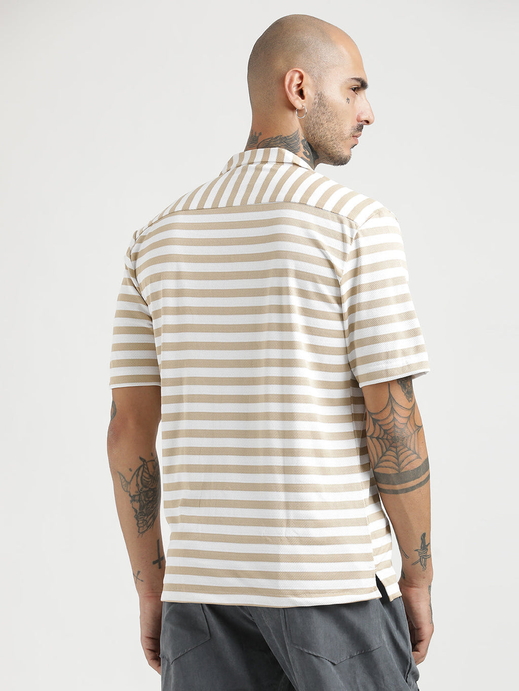Relaxed Knit Shirt Beige