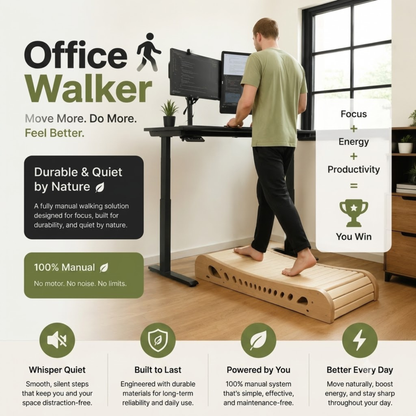Orvian Premium Wooden Office Walker