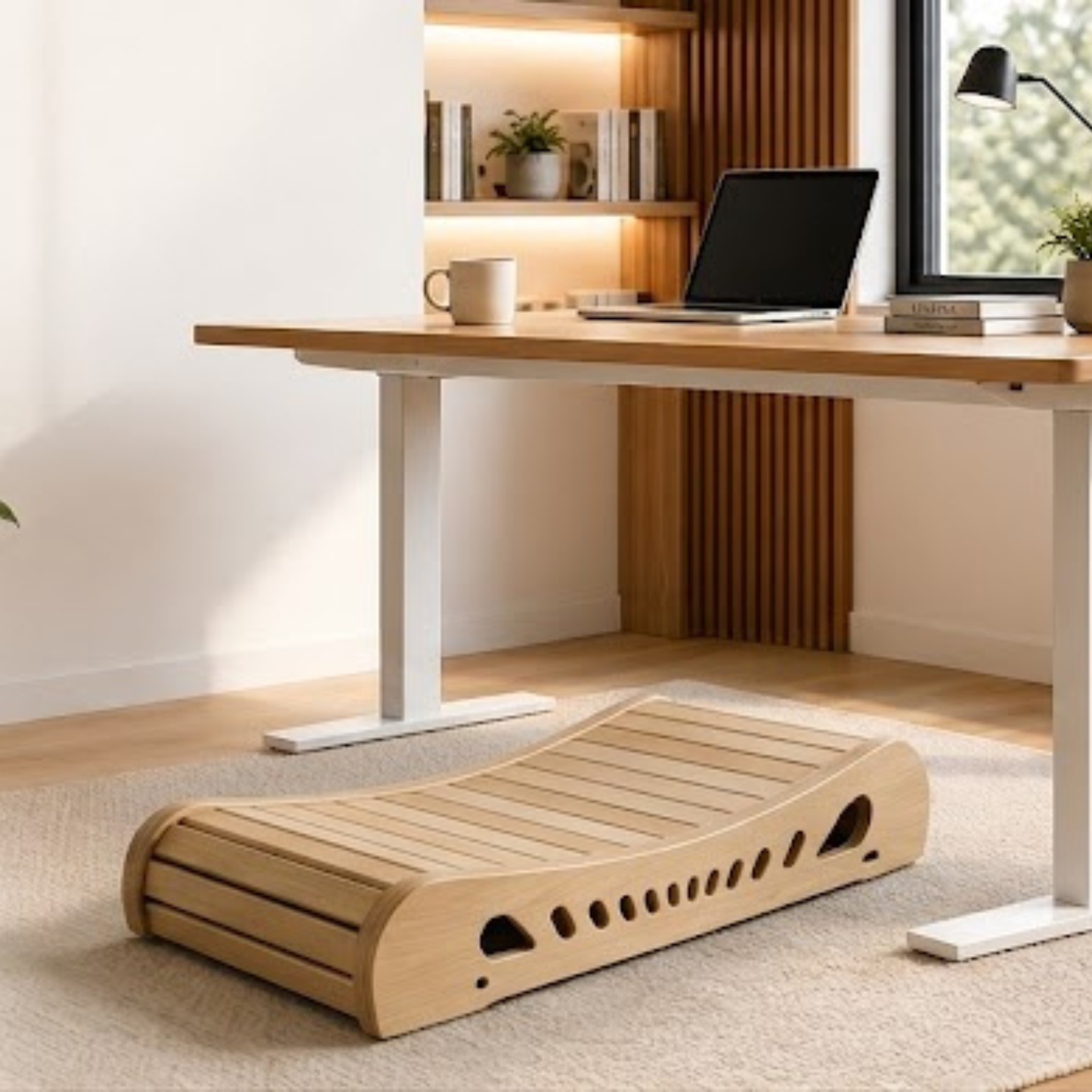 Orvian Premium Wooden Office Walker